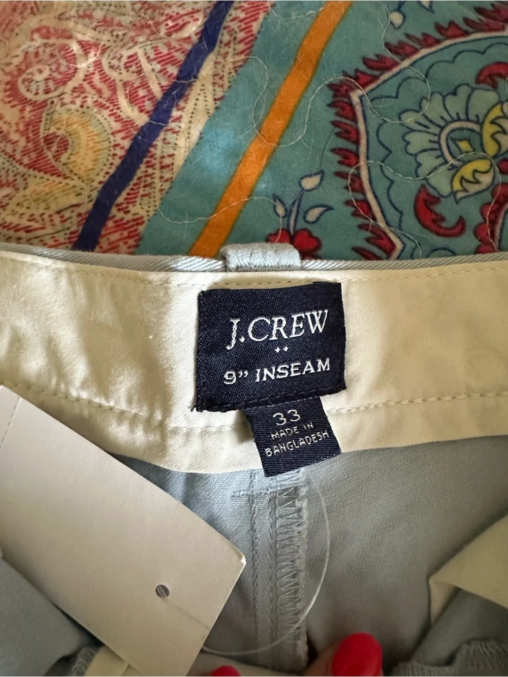 J. Crew Men’s Flat Front Shorts in Light Sage
